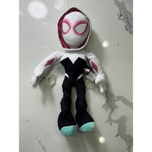 Marvel Spider-man Spider Gwen Swinging legs plush w/light/sound 14”